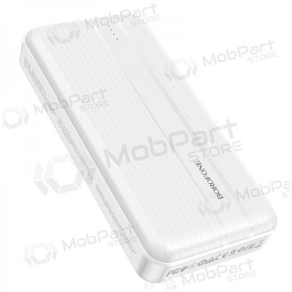 Batteria esterna Power Bank Borofone BJ9A Type-C PD+Quick Charge 3.0 (3A) 20000mAh bianco Batteria esterna Power Bank Borofone BJ9A Type-C PD+Quick Charge 3.0 (3A) 20000mAh bianco