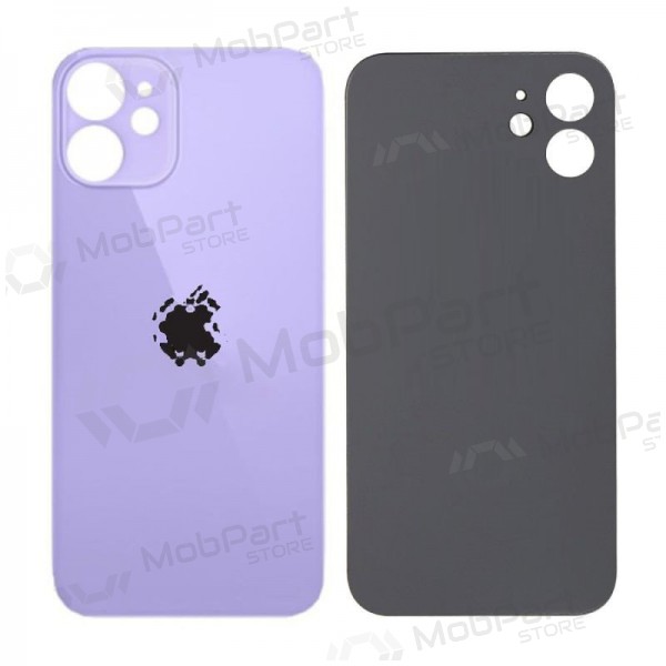 Apple iPhone 12 mini coperchio batteria posteriore (viola) (bigger hole for camera) Apple iPhone 12 mini coperchio batteria posteriore (viola) (bigger hole for camera)