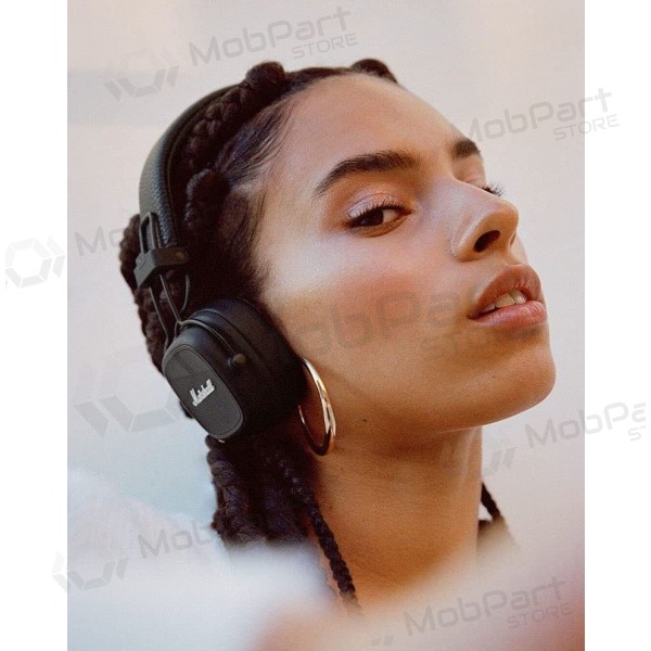 senza filis ausinės Marshall Major IV On-Ear Bluetooth juodos
