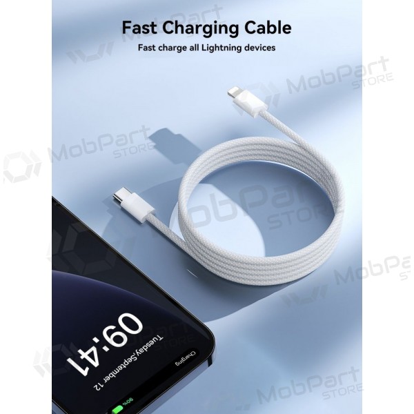 USB cavo Joyroom S-A45 USB-C to Lightning 30W 1.2m bianca