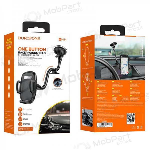 Porta cellulare da auto Borofone BH54 tvirtinamas prie lango