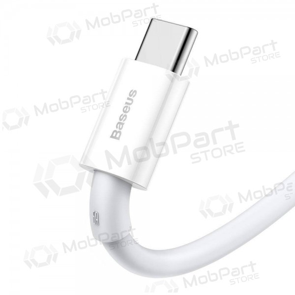 USB cavo Baseus Superior Type-C 66W 1.0m (bianca) CATYS-02