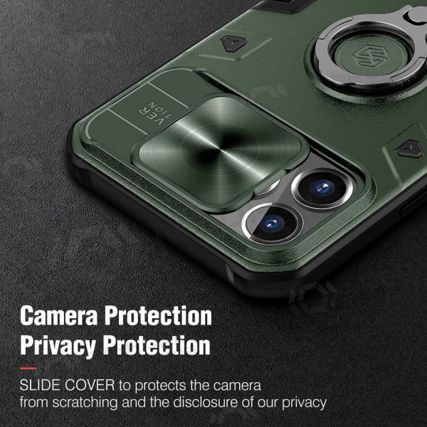 Apple iPhone 14 custodia „Nillkin Armor Pro“ (verde)