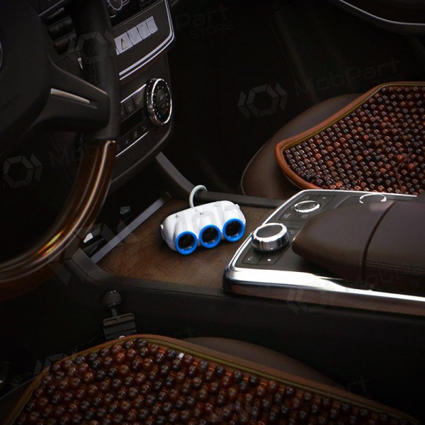 Caricatore per auto - šakotuvas Hoco C1 2xUSB 3xconnector (3.1A) Caricatore per auto - šakotuvas Hoco C1 2xUSB 3xconnector (3.1A)