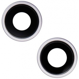iPhone 14 / 14 Plus vetro della fotocamera (2pz) (purpurinis) (con una cornice)