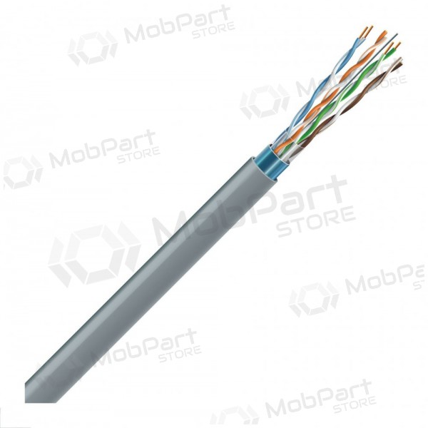 Cavo di rete LAN ECG FTP 6 (per interni, schermato, PVC, 305 m, Eca, 24 AWG/0.54 mm)