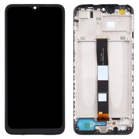Xiaomi Redmi 9A / 9C / 9AT schermo / display (nero) (con una cornice) (originale)