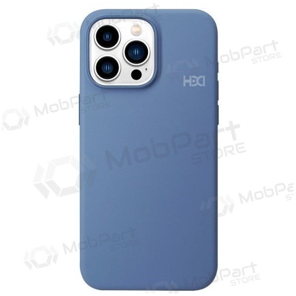 Custodia HDD Silicone MagSafe Case Apple iPhone 13 blu scuro