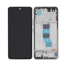 Xiaomi Redmi Note 14 5G schermo / display (nero) (con una cornice) (originale)