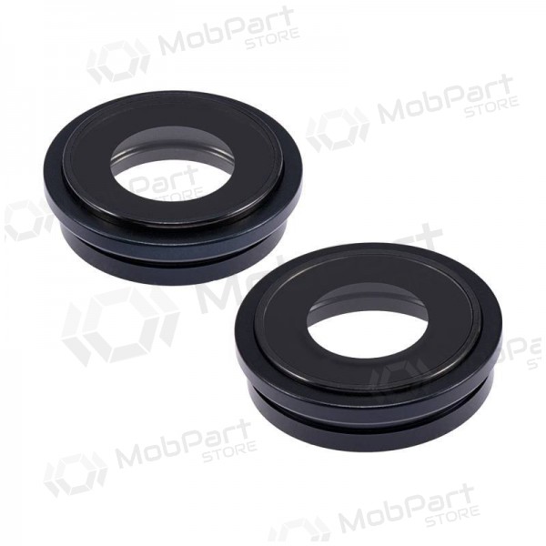 iPhone 14 / 14 Plus vetro della fotocamera (2pz) (nero) (con una cornice) iPhone 14 / 14 Plus vetro della fotocamera (2pz) (nero) (con una cornice)