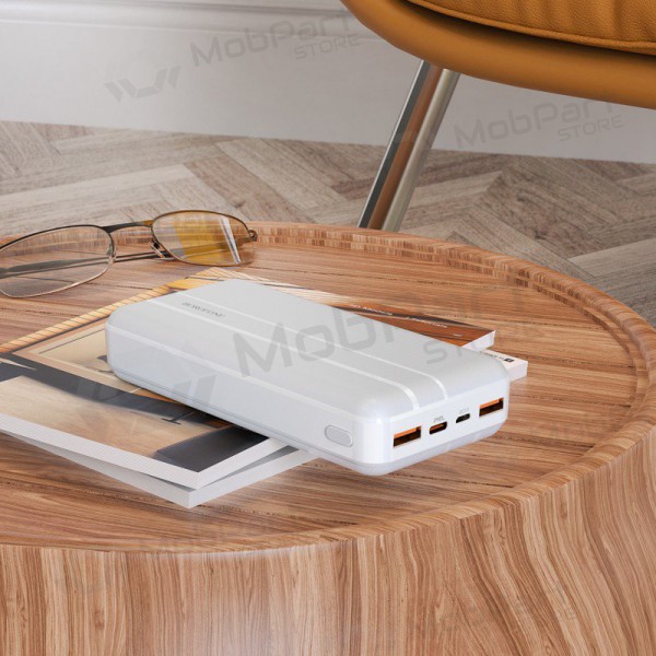 Batteria esterna Power Bank Borofone BJ9A Type-C PD+Quick Charge 3.0 (3A) 20000mAh bianco Batteria esterna Power Bank Borofone BJ9A Type-C PD+Quick Charge 3.0 (3A) 20000mAh bianco