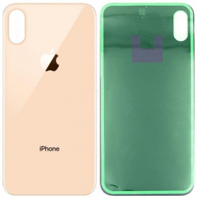 Apple iPhone XS Max coperchio batteria posteriore (d'oro) (bigger hole for camera)