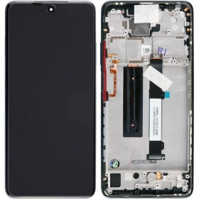 Xiaomi Mi 10T Lite 5G schermo / display (grigio) (con una cornice) (originale)