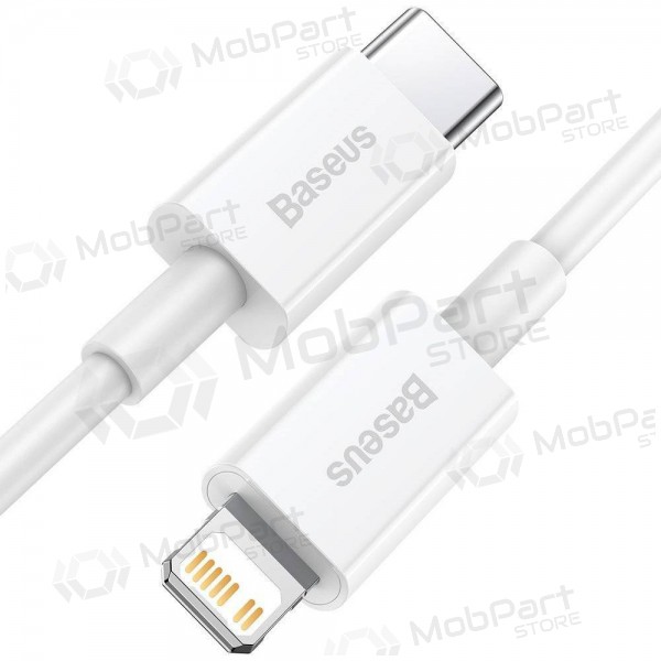 USB cavo Baseus Superior Type-C - Lightning PD 20W 1.0m (bianca) CATLYS-A02