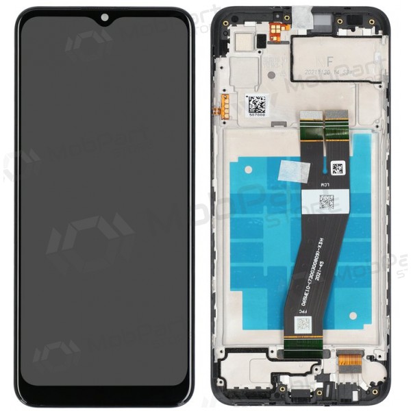 Samsung Galaxy A03 schermo / display (nero) (con una cornice) (originale) Samsung Galaxy A03 schermo / display (nero) (con una cornice) (originale)