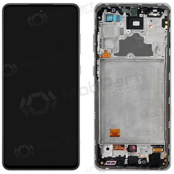 Samsung Galaxy A72 schermo / display (nero) (con una cornice) (originale) Samsung Galaxy A72 schermo / display (nero) (con una cornice) (originale)