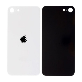 Apple iPhone SE 2020 / SE 2022 coperchio batteria posteriore (bianca) (bigger hole for camera)