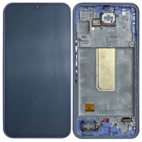 Samsung Galaxy A34 5G schermo / display (viola) (con una cornice) (originale)