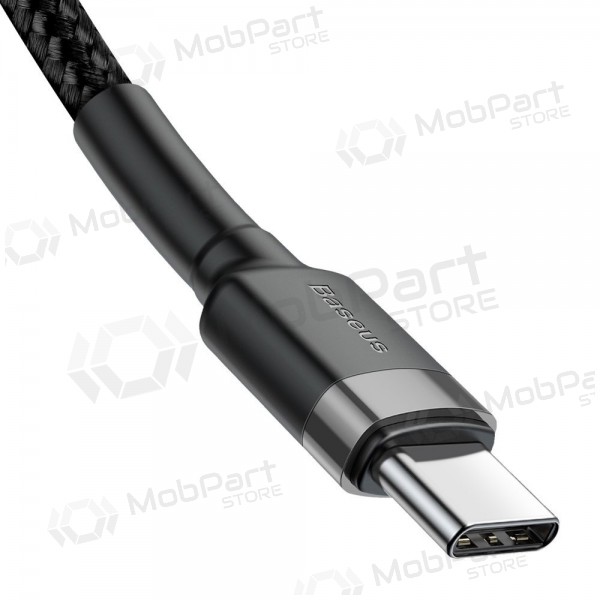 USB cavo Baseus Cafule PD60W Type-C 2.0m grigio-nero CATKLF-HG1