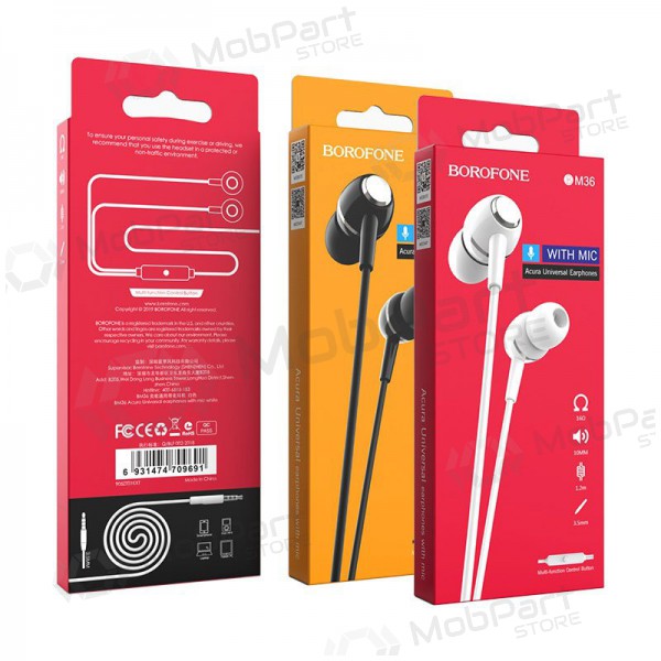 Mani libere Borofone BM36 3,5mm (bianco)