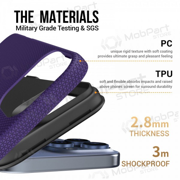 Apple iPhone 12 Pro Max custodia „Perfectionists“ (viola)
