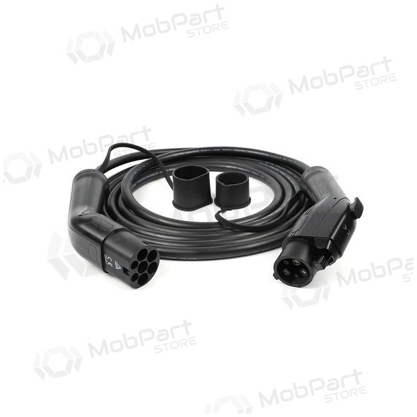 Elektromobilio cavo di ricarica Type 1 (Female) - Type 2 (Male), 32A, 7.2kW, 1-fazė, 5m