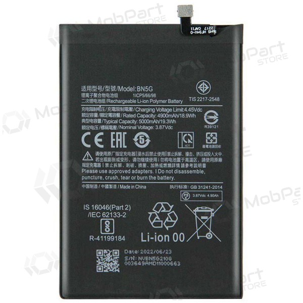 Xiaomi Redmi 10A / Redmi 10C batteria, akumuliatorius (BN5G) Xiaomi Redmi 10A / Redmi 10C batteria, akumuliatorius (BN5G)
