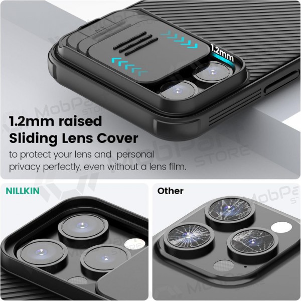 Apple iPhone 15 Plus custodia „Nillkin CamShield Pro“ (nero)