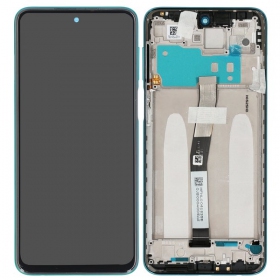 Xiaomi Redmi Note 9 Pro / Note 9S schermo / display (verde) (con una cornice) (Premium)