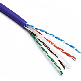 Cavo di comunicazione Excel 190-071-500 Cat6 U/UTP (LSOH, 23AWG, B2CA, viola, bobina 500m.)