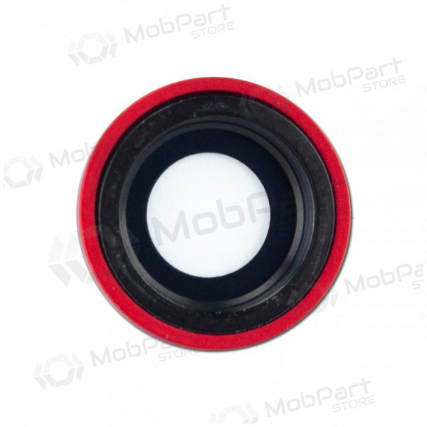 Apple iPhone XR vetro della fotocamera (rosso) (con una cornice) Apple iPhone XR vetro della fotocamera (rosso) (con una cornice)