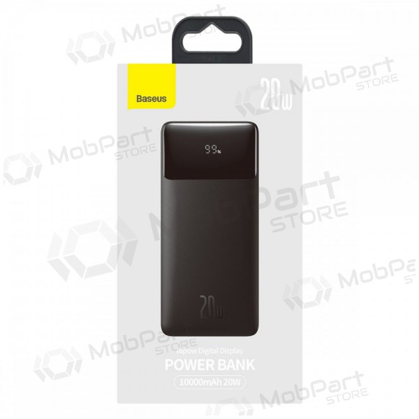 Batteria esterna Power Bank Baseus Bipow 20W 10000mAh + MicroUSB 0.25m nero PPBD050301 Batteria esterna Power Bank Baseus Bipow 20W 10000mAh + MicroUSB 0.25m nero PPBD050301