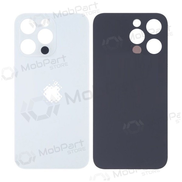 Apple iPhone 13 Pro coperchio batteria posteriore (d'argento) (bigger hole for camera) Apple iPhone 13 Pro coperchio batteria posteriore (d'argento) (bigger hole for camera)