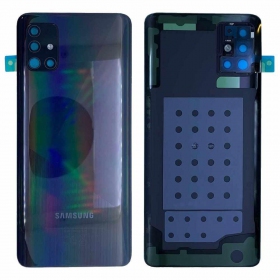 Samsung A515 Galaxy A51 2020 coperchio batteria posteriore nero (Prism Crush Black) (usato grade C, originale)