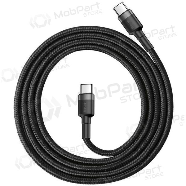 Cavo Baseus Cafule PD Type-C - Type-C 3.0A 60W (grigio-nero) 1.0m CATKLF-GG1