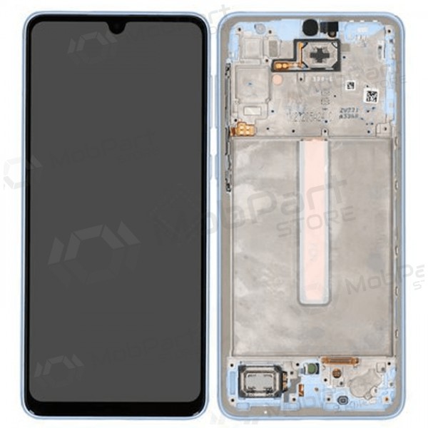 Samsung Galaxy A33 5G schermo / display (blu) (con una cornice) (originale) Samsung Galaxy A33 5G schermo / display (blu) (con una cornice) (originale)