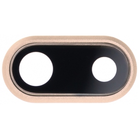 Apple iPhone 8 Plus vetro della fotocamera (d'oro) (con una cornice)