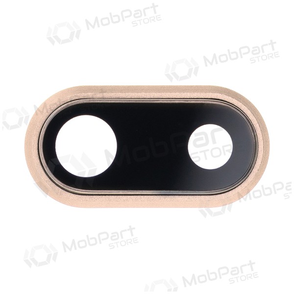 Apple iPhone 8 Plus vetro della fotocamera (d'oro) (con una cornice) Apple iPhone 8 Plus vetro della fotocamera (d'oro) (con una cornice)