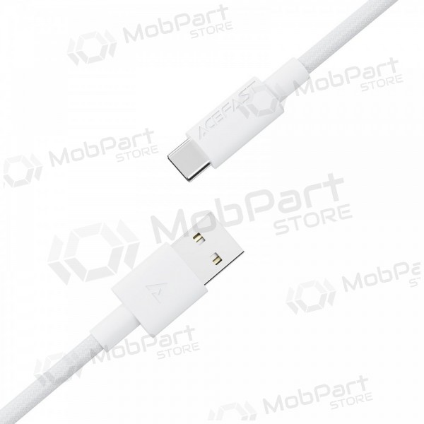 USB cavo Acefast C18-04 USB-A to USB-C 1.2m bianca