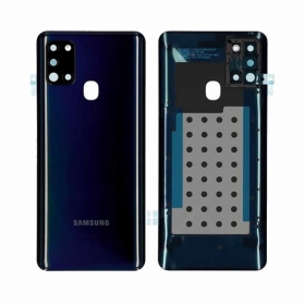 Samsung A217 Galaxy A21s 2020 coperchio batteria posteriore (nero) (usato grade C, originale)