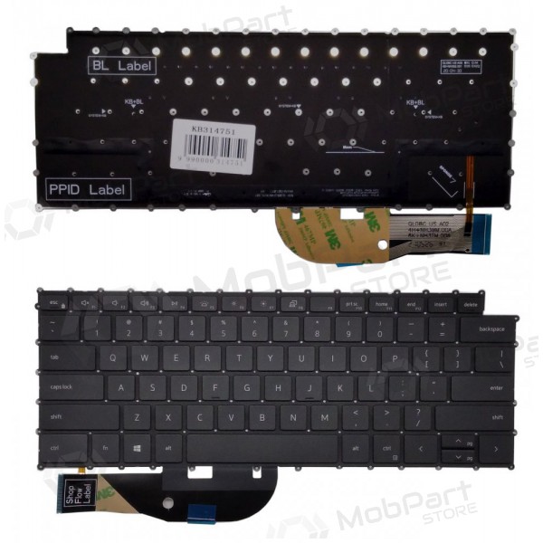 DELL XPS 9500 tastiera (US) (con illuminazione) DELL XPS 9500 tastiera (US) (con illuminazione)