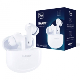 senza filis ausinės 3mk HARDY LifePods Pro baltos