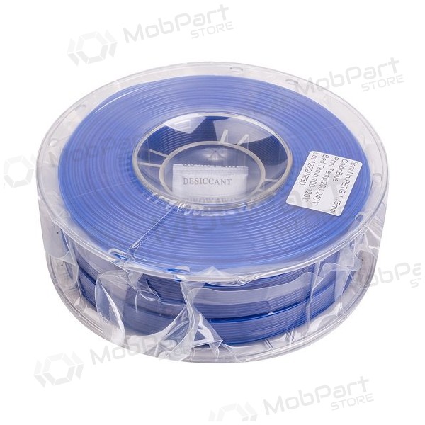 3D spausdinimo plastikas PETG, 1.75mm, 1kg, blu