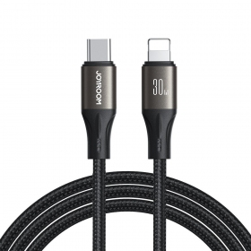 USB cavo Joyroom SA25-CL3 USB-C to Lightning 30W 1.2m nero