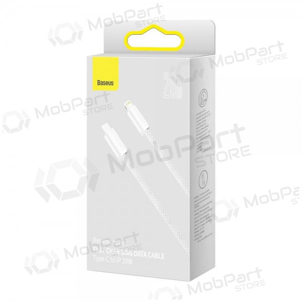 Cavo Baseus Dynamic Type-C - Lightning 20W 1.0m (bianca) CALD000002