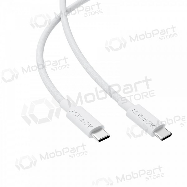 USB cavo Acefast C18-03 60W USB-C to USB-C 1.2m bianca