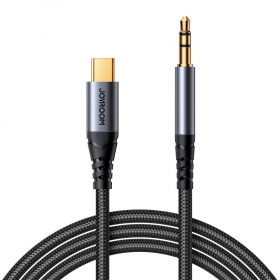 Audio cavo Joyroom SY-A07 USB-C to 3,5mm 1.2m nero