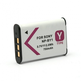 SONY NP-BY1 750mAh foto batteria / accumulatore