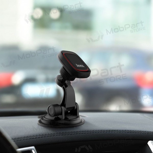 Automobilinis universale telefono laikiklis Hoco CA28, tvirtinamas ant prietaisų skydelio, magnetinis, nero