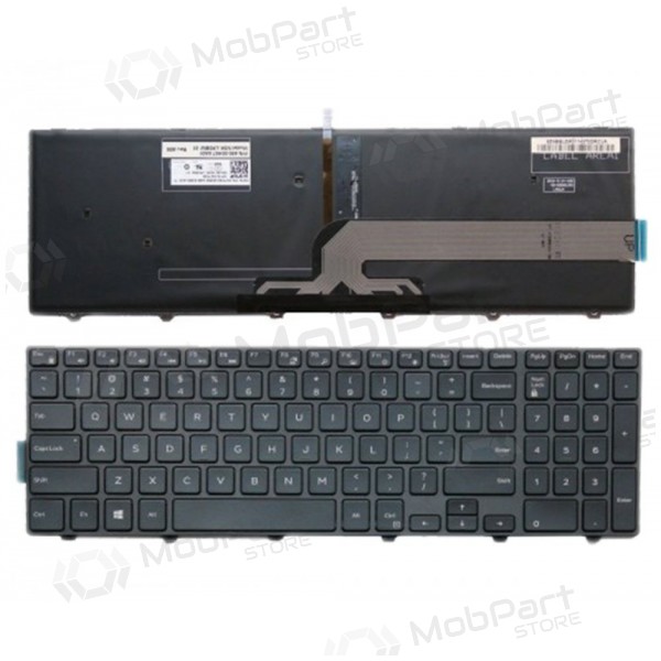 DELL Inspiron 5558 tastiera (US) (con illuminazione) DELL Inspiron 5558 tastiera (US) (con illuminazione)